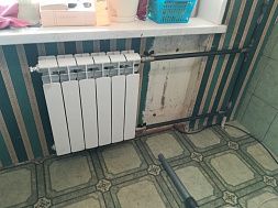 Замена батарей отопления